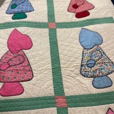 Sunbonnet Sue Quilt full/queen