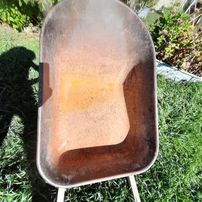 Large steel Trru Temper wheelbarrow