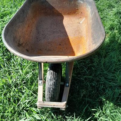 Large steel Trru Temper wheelbarrow