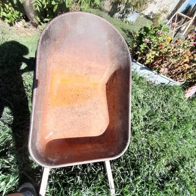 Large steel Trru Temper wheelbarrow