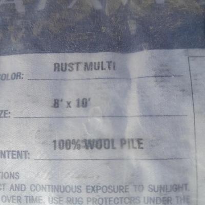 BRAND NEW 100% WOOL Pile Safavieh Heritage collection 8x10 area rug NEVER OPENED