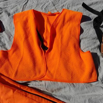 Hunting orange X- large bib overalls and other hunting essentials