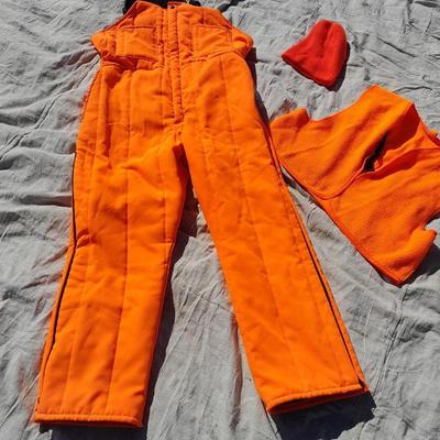 Hunting orange X- large bib overalls and other hunting essentials