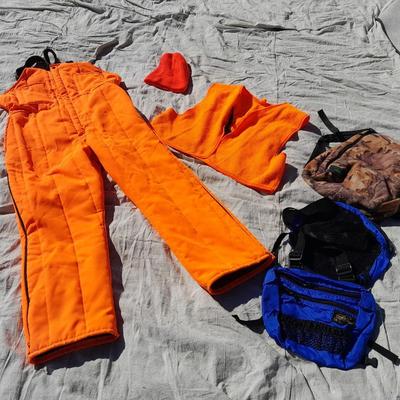 Hunting orange X- large bib overalls and other hunting essentials