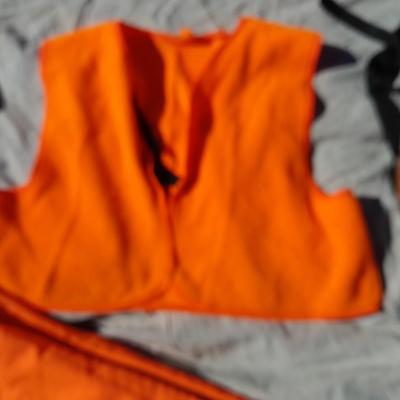 Hunting orange X- large bib overalls and other hunting essentials