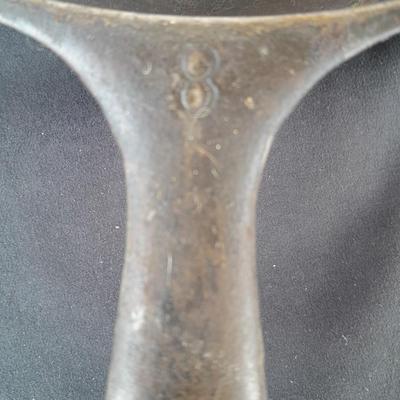 8" Cast Iron Skillet with a Cast Iron Griddle