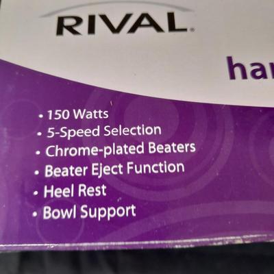 Nice toaster and Rival mixer - lightly used in original boxes