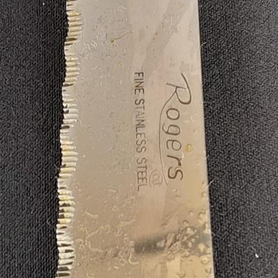 Rogers Knife set - Brand new peeler - Maxine Spreaders and Baker's secret round cake pan