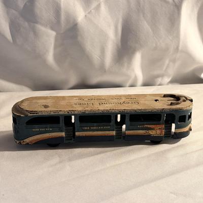 Cast Iron New York World’s Fair Greyhound Lines Bus Trolley and More (LR-DZ)