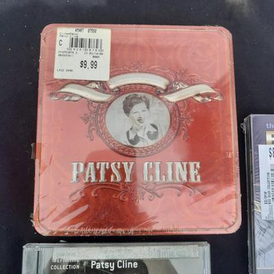 Elvis and BRAND-NEW Patsy Cline cd box set tin