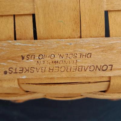 Nice Longaberger Basket Signed KDW 1992