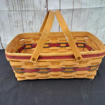 Nice Longaberger Basket Signed KDW 1992