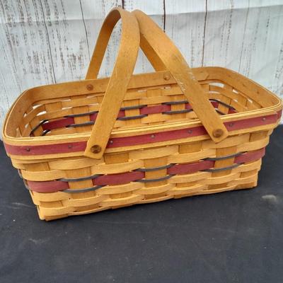 Nice Longaberger Basket Signed KDW 1992