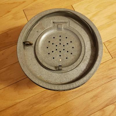 Fishing Creel Basket and Galvanized Minnow Bait Bucket (B1-KD)