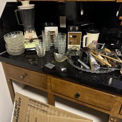 Mixer, glassware, and toasters