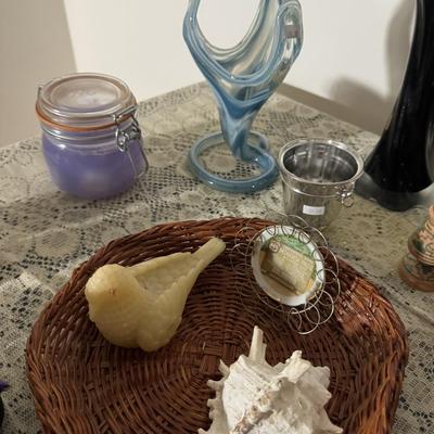 Miscellaneous glassware and decorative