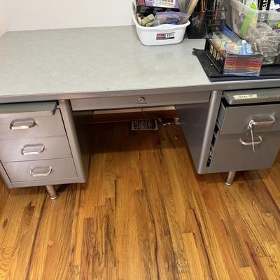 Big metal desk