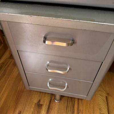 Big metal desk