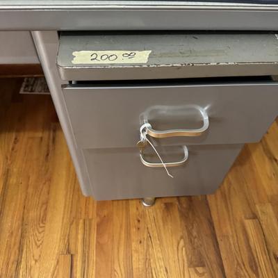 Big metal desk