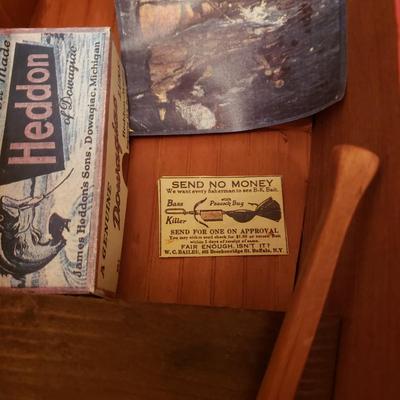 Christian Dior Match Box Cover and Other Fishing Decor (B1-KD)