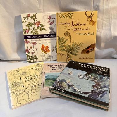 Watercolor Nature Technique Books (O-DZ)