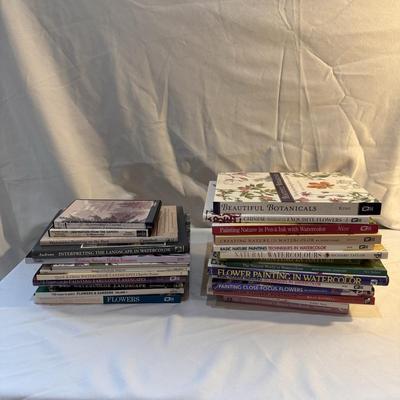 Watercolor Nature Technique Books (O-DZ)