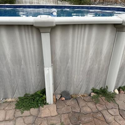 HUGE ABOVE GROUND POOL WITH HEATER