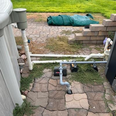 HUGE ABOVE GROUND POOL WITH HEATER