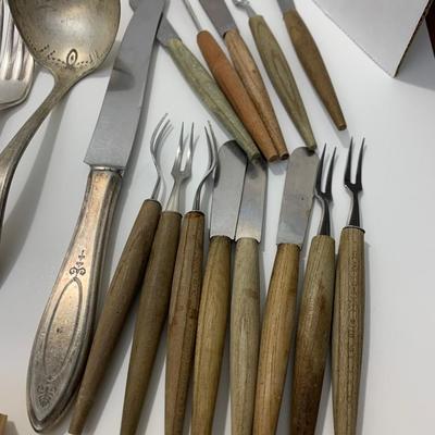 Huge Stainless Steel & Silver Plate Flatware Lot