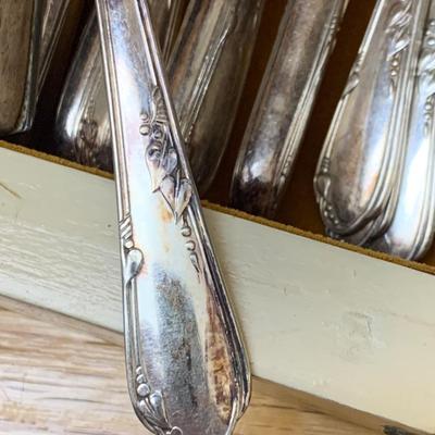 Huge Stainless Steel & Silver Plate Flatware Lot