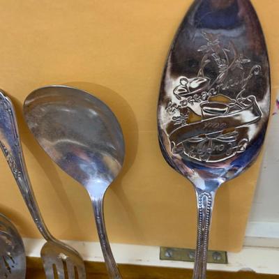 Huge Stainless Steel & Silver Plate Flatware Lot