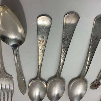 Huge Stainless Steel & Silver Plate Flatware Lot