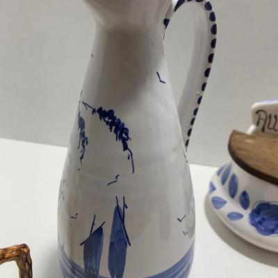 World Traveler Art Pottery / Porcelain Lot Italy England Holland +++