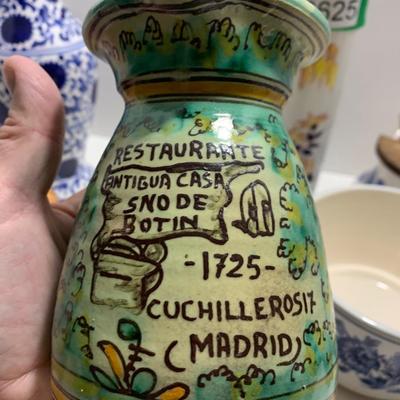 World Traveler Art Pottery / Porcelain Lot Italy England Holland +++
