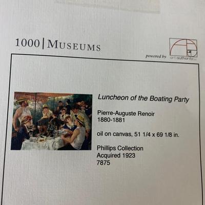 Renoir - Boating Party Luncheon Framed