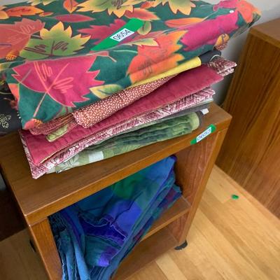 Mostly Fall Holiday Dining Linens Lot -Tablecloths Placemats