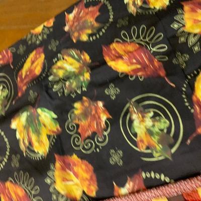 Mostly Fall Holiday Dining Linens Lot -Tablecloths Placemats