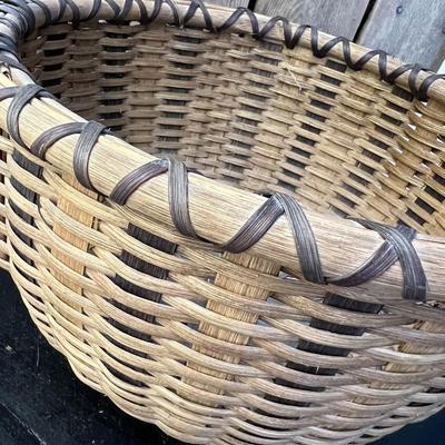 Three Vintage Hand Crafted Baskets