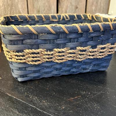 Three Vintage Hand Crafted Baskets