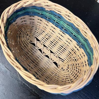Three Vintage Hand Crafted Baskets