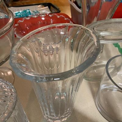Large Lot Heavy Cut Glass / Crystal