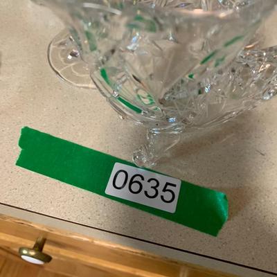 Large Lot Heavy Cut Glass / Crystal