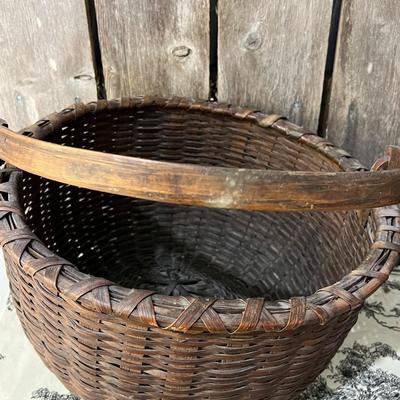 Late 1800's Legacy Swing Handled Basket