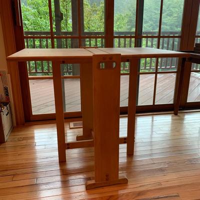 Wood Folding Table (2R-HS)