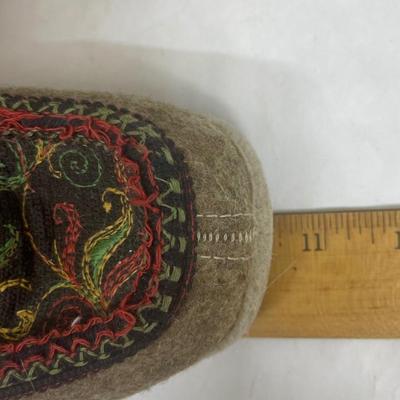 Vintage Russian Wool Style Slipper Boots
