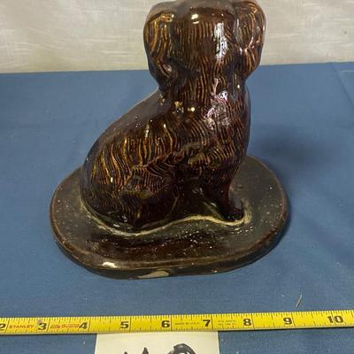 Vintage Stoneware Spaniel Dog