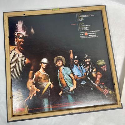 Framed Village People 33 RPM Double Album: Live and Sleazy