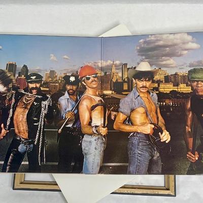 Framed Village People 33 RPM Double Album: Live and Sleazy