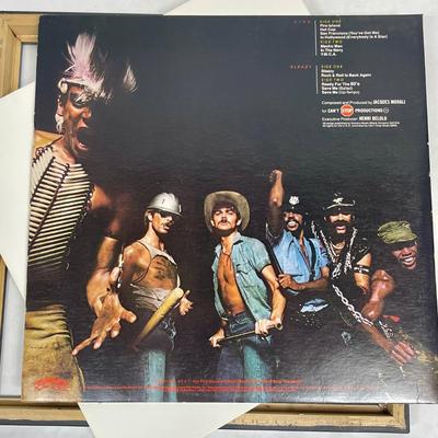 Framed Village People 33 RPM Double Album: Live and Sleazy