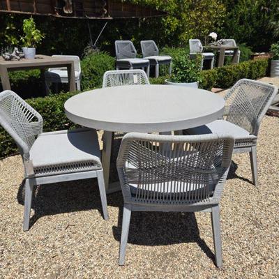 Outdoor tables and chairs sold sep